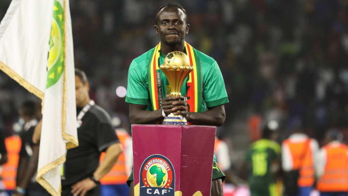 Sadio Mane won the Africa Cup of Nations with Senegal