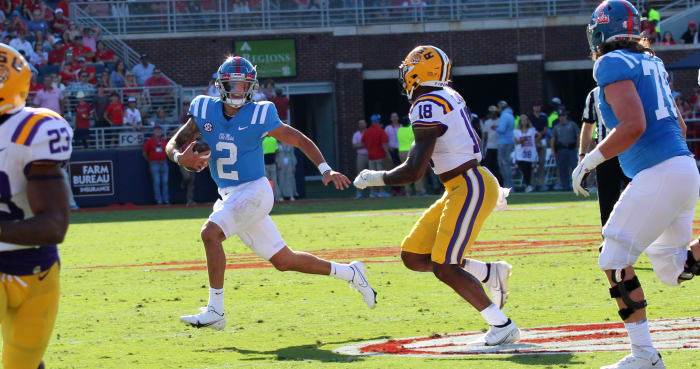 Matt Corral Ole Miss vs LSU 2