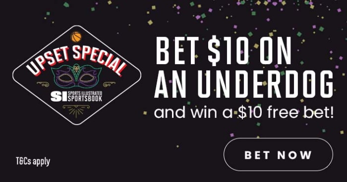 Get a FREE bet when you bet on an underdog on SI Sportsbook