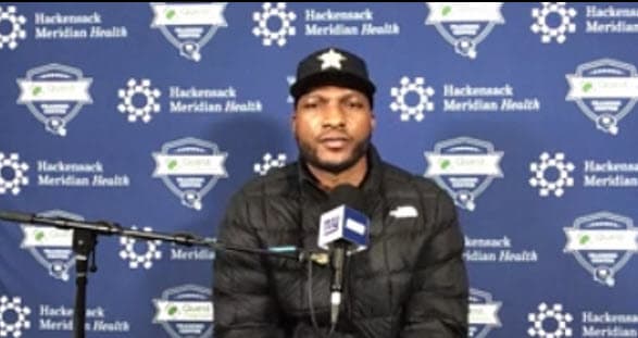 March 18, 2022: Giants tight end Ricky Seals-Jones speaks to Giants media via video conference.