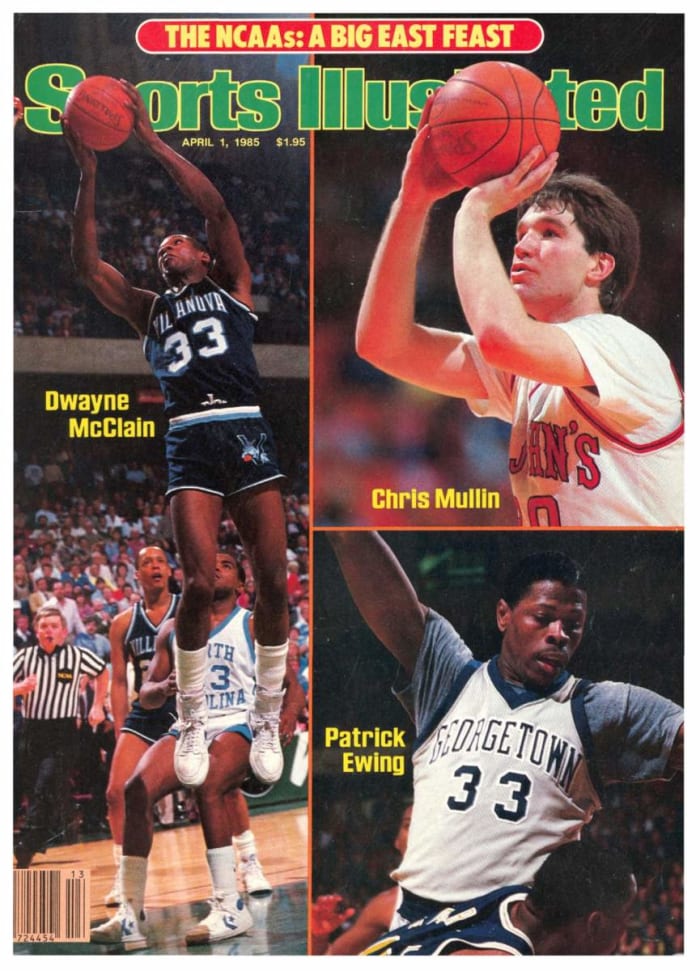 Villanova, St. John’s and Georgetown on the cover of Sports Illustrated in 1985