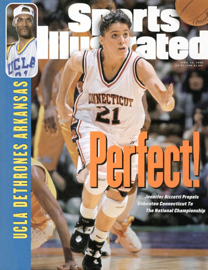 University-of-Connecticut-Jennifer-Rizzotti-1995-Ncaa-April-10-1995-Sport-illustriertes-Cover