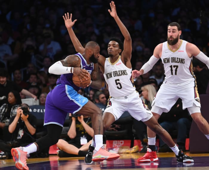 Herb Jones and Jonas Valanciunas Lead Pelicans in 2022 Hustle Stats