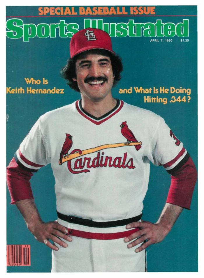 Keith Hernandez on the cover of Sports Illustrated in 1980.