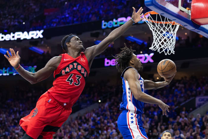 Siakam and the Raptors use their height to make opponents uncomfortable.