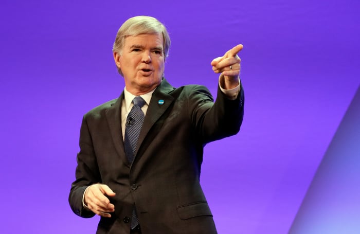 Emmert will step down as NCAA president in June 2023, unless a replacement is named before then.