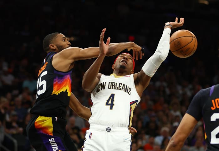 GamerCityNews usatsi_18159490_168388561_lowres Game-5 Notes: Pelicans On the Brink of Elimination After Being Torched by Bridges, Suns 
