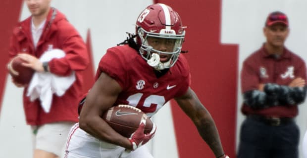 Alabama running back Jahmyr Gibbs was one of the best players in the college football transfer portal rankings.