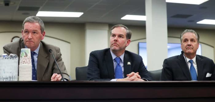 Leaders continue to lobby for NIL state laws overall or amendments to legislation that will give programs more leeway. Kentucky AD Mitch Barnhart, Kentucky State Senator Max Wise, and Kentucky hoops coach John Calipari testified for their state in February.