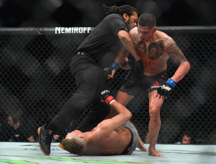 Anthony Pettis defeated Stephen Thompson during UFC Fight Night in March of 2019 ..