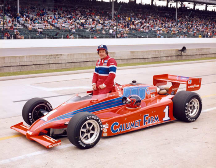 George Snider.  Photo publiée avec l'aimable autorisation du musée de l'Indianapolis Motor Speedway