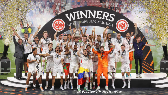 Eintracht Frankfurt wins the Europa League title
