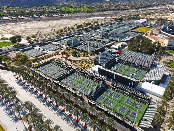 Part of pickleball’s move toward legitimacy: relocating the nationals from an RV park to Indian Wells.