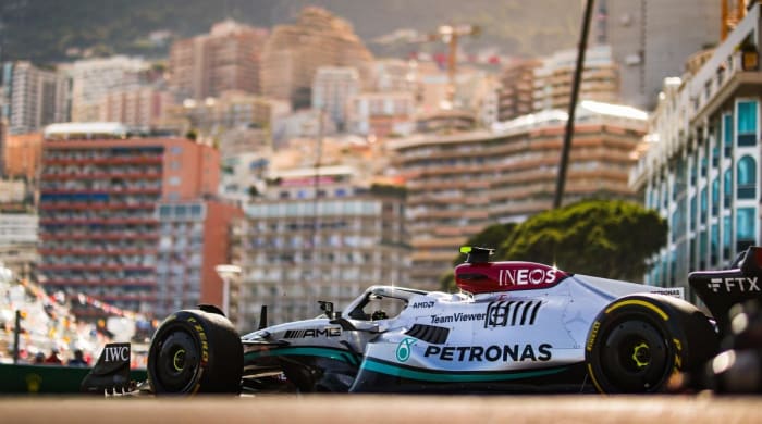 Lewis Hamilton, Monaco practice 2022