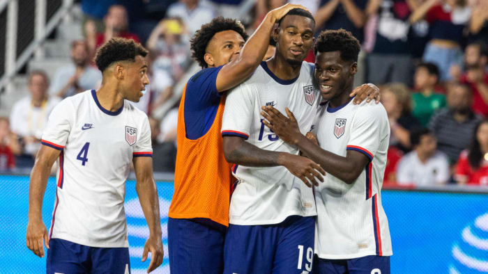 Haji Wright scores on his first USMNT cap