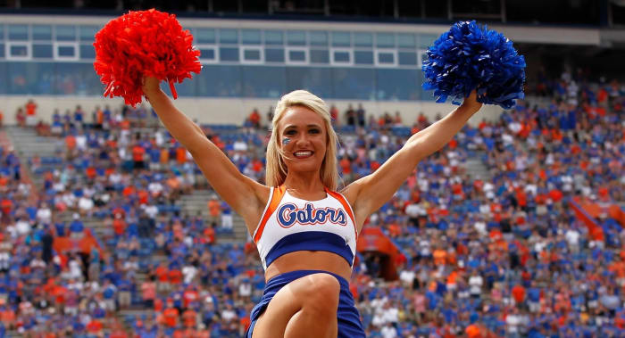 A scene at Florida during an SEC college football game.