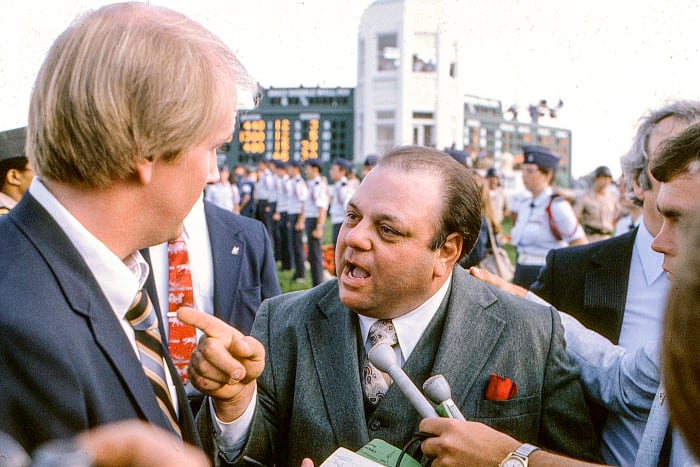 Campo, in classic form, at the Derby.