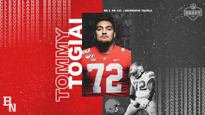 Tommy Togiai NFL Draft Card