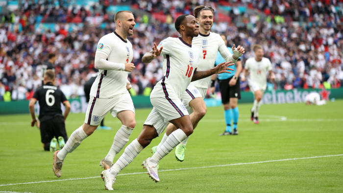 England beats Germany in the European Championship