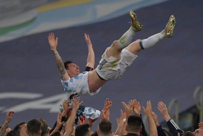 Lionel Messi and Argentina win the Copa América