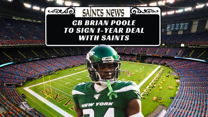 Saints Sign Poole