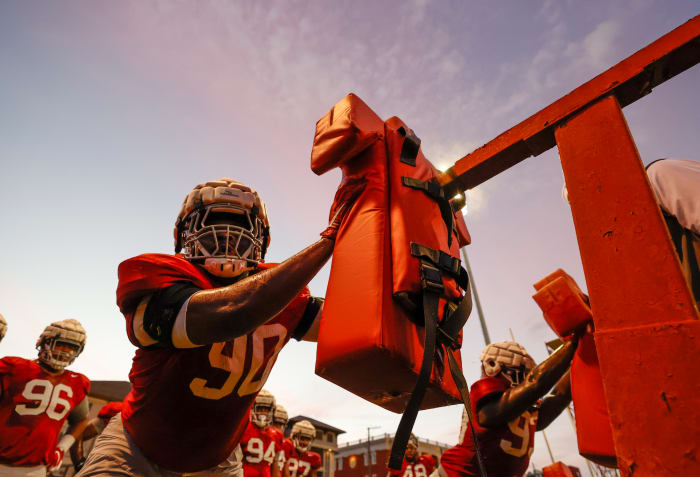 Stephon Wynn Jr., practice 8/16