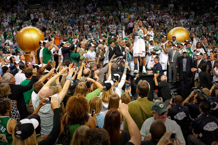 Pierce was the Finals MVP in 2008, as Boston won its first title in 22 years.