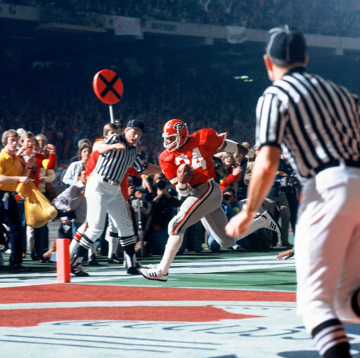 The state of Georgia was first introduced to Walker in 1980, when the freshman carried the Bulldogs to a national title-sealing Sugar Bowl win over Notre Dame. 