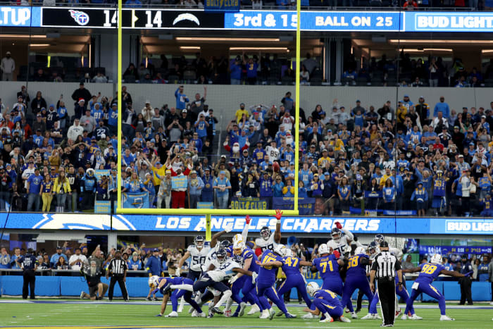 Los Angeles Chargers' Game-Winning Field Goal
