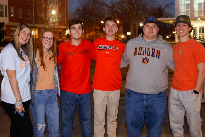 Auburn students pregame before Auburn vs Arkansas