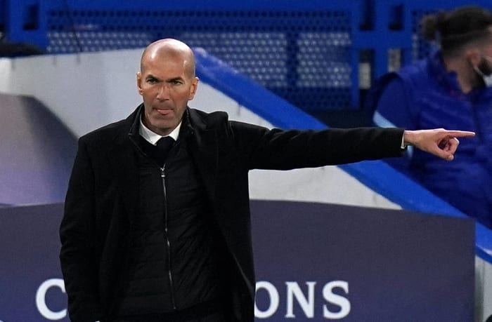 Zinedine Zidane pictured in May 2021