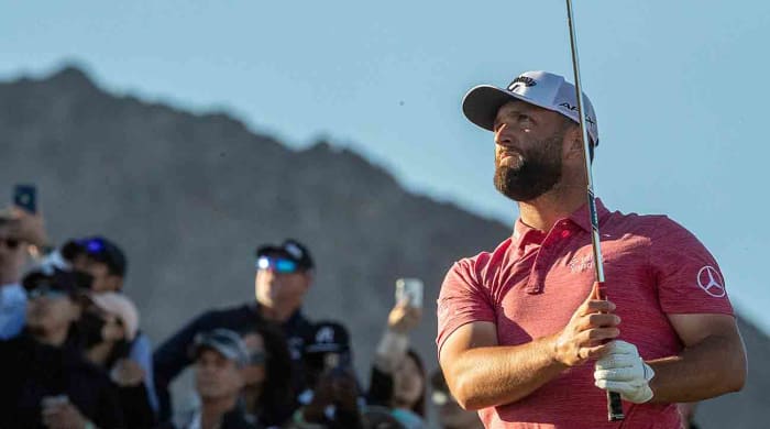 Jon Rahm sees a shot at the final round of American Express in 2023.