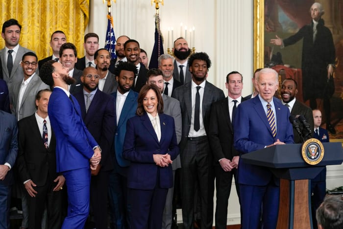 President Biden praised the Warriors not only for their championship run but also for their activism.