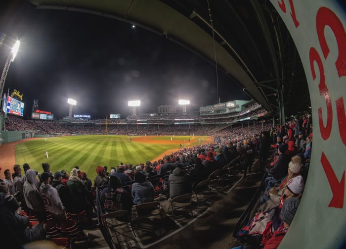 General view of Fenway Park