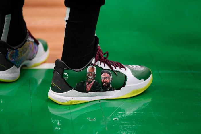 jaylen brown sneakers today