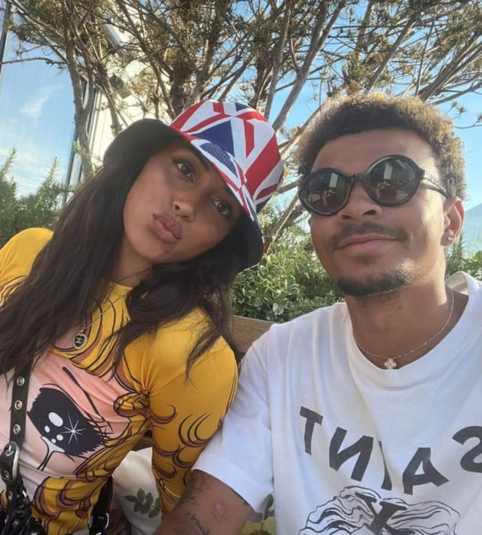 Dele Alli's girlfriend Cindy Kimberly "proud" of soccer star after