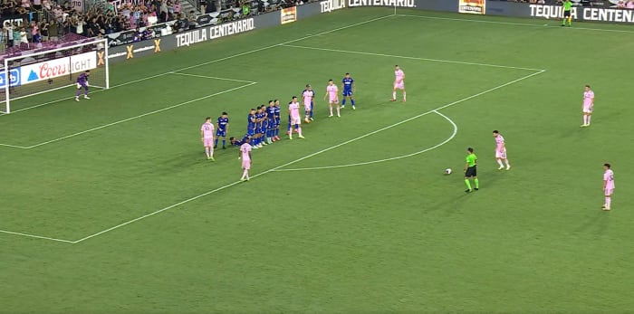 Watch Lionel Messi score 1st Inter Miami goal with fine free-kick ...