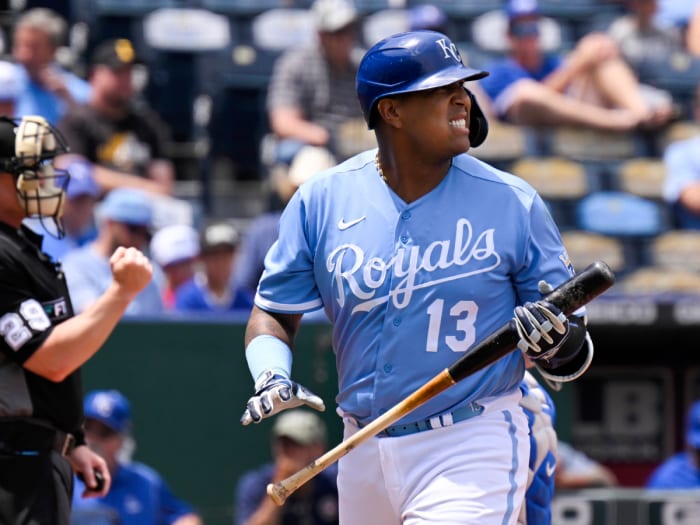 The Kansas City Royals named Salvador Perez after playing against the Toronto Blue Jays