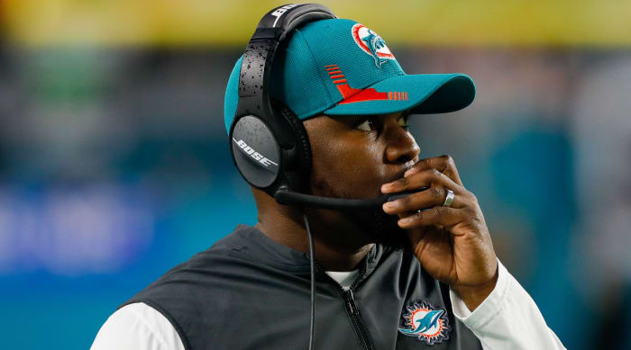 Former Dolphins coach Brian Flores