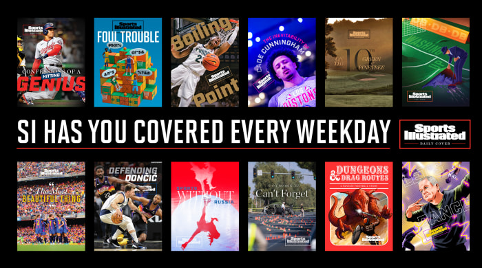 Grid of 10 SI Daily Covers with “SI has you covered every weekday”