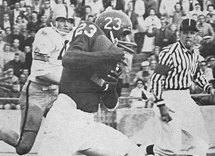 Bennie Dillard 1960 touchdown Nebraska vs. Army Football 2