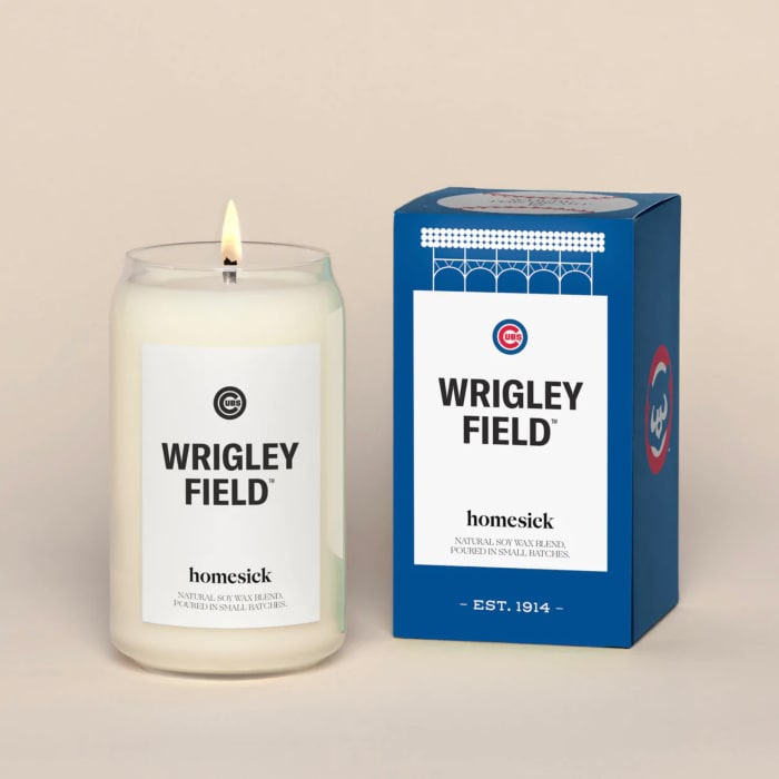 homesick wrigley field candle