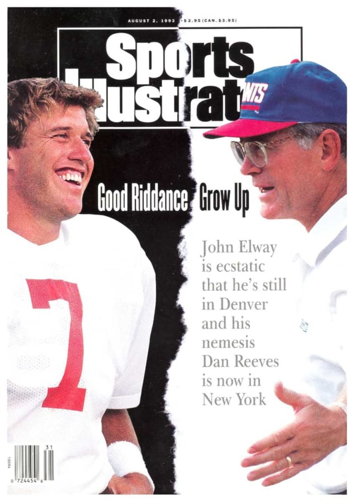 John Elway and Dan Reeves on the cover of Sports Illustrated in 1993