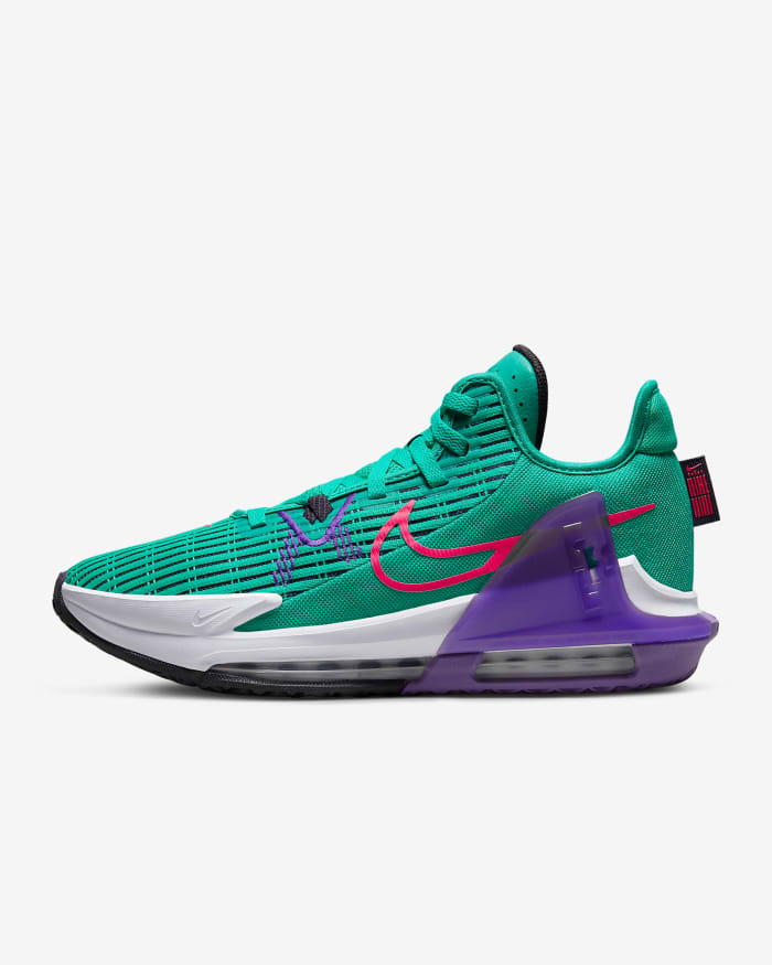 The Nike LeBron Witness 6 is one of the top ten back-to-school sneakers for under $100.  LeBron James shoes can be purchased on the Nike website.