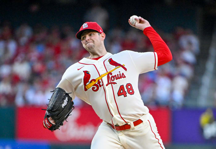 Cardinals starting pitcher Jordan Montgomery, 48, is pitching against the Yankees, his former team, less than a week after being traded from New York to St. Louis.