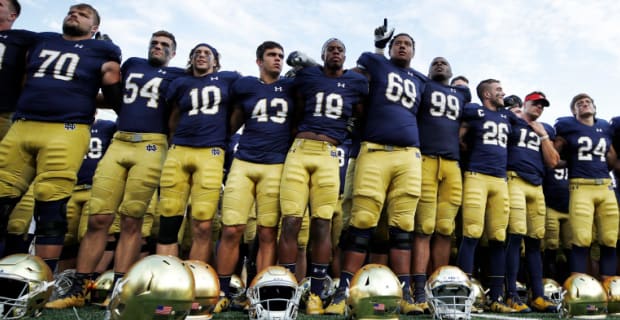 Notre Dame has been instrumental in college football's realignment, though it hasn't budged