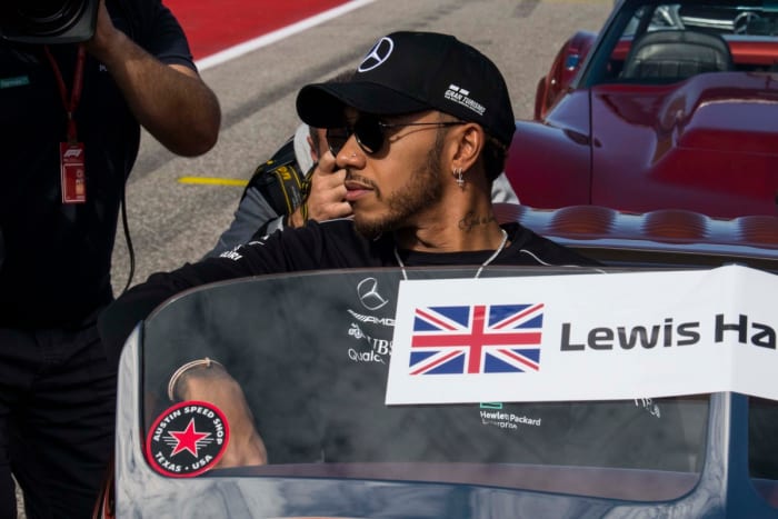 Lewis Hamilton does it again in 2018. Photo: USA Today Sports / Jerome Miron.