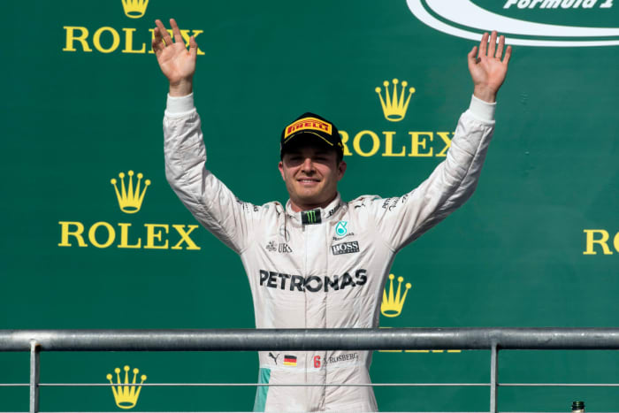 Nico Rosberg wins his only F1 title in 2016. Photo: USA Today Sports / Jerome Miron