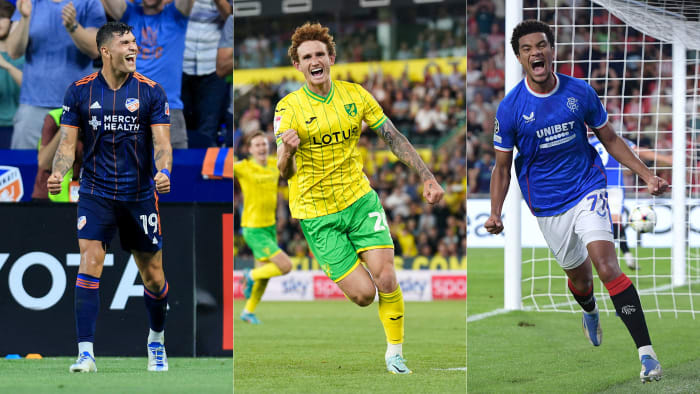 Brandon Vazquez, Josh Sargent et Malik Tillman de l'USMNT