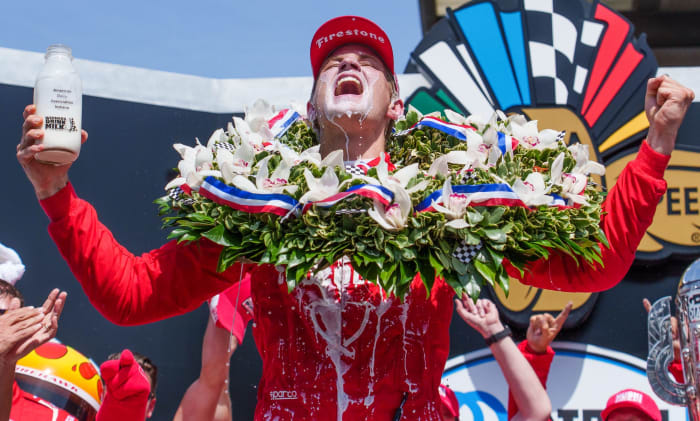 Can Marcus Ericsson go from winning the 106th Indianapolis 500 in May to capturing the IndyCar championship like bis 3 1/2 months later?  Stay tuned!  Photo: USA Today Sports/Mykal McEldowney/IndyStar